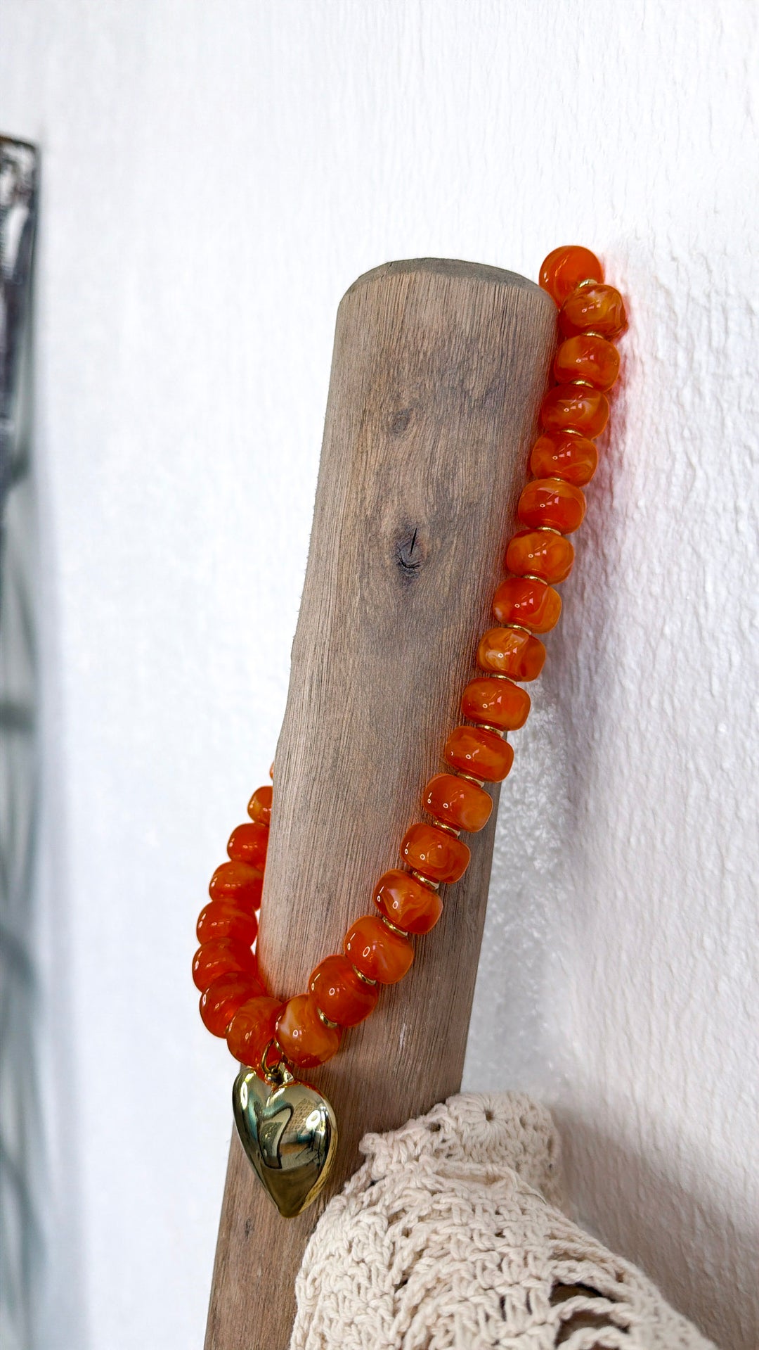 Beloved Necklace, Orange