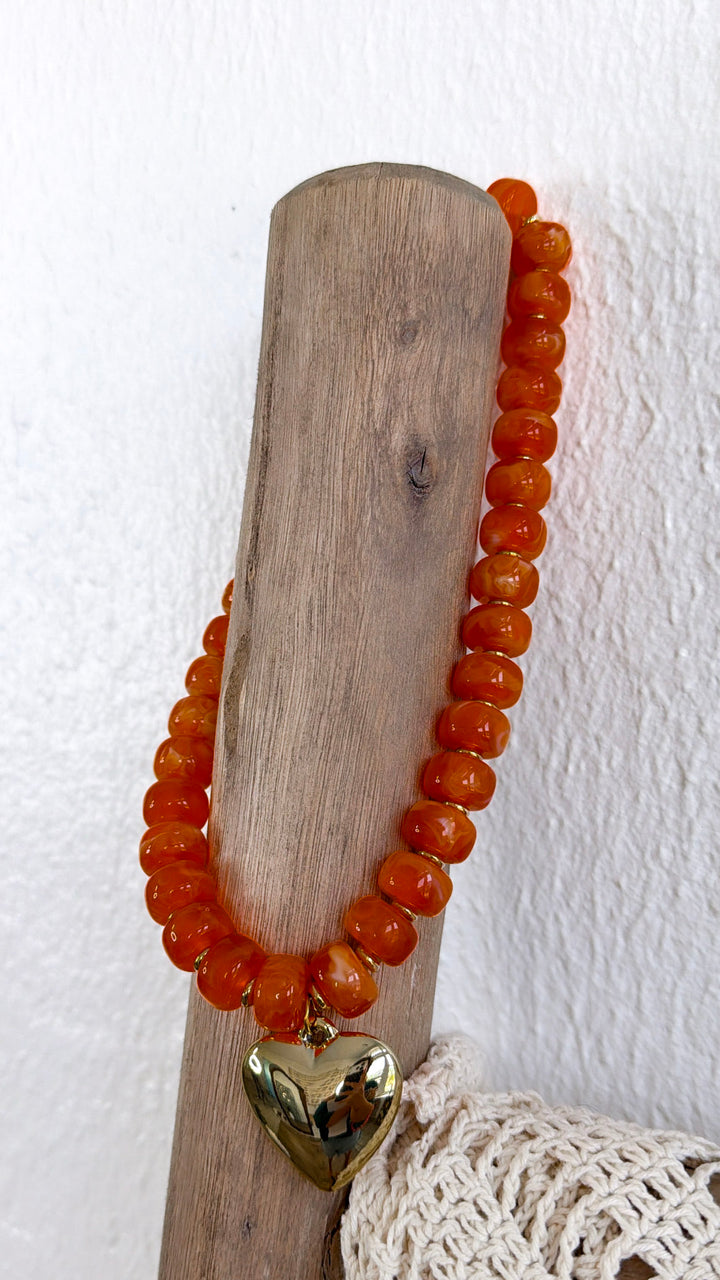 Beloved Necklace, Orange
