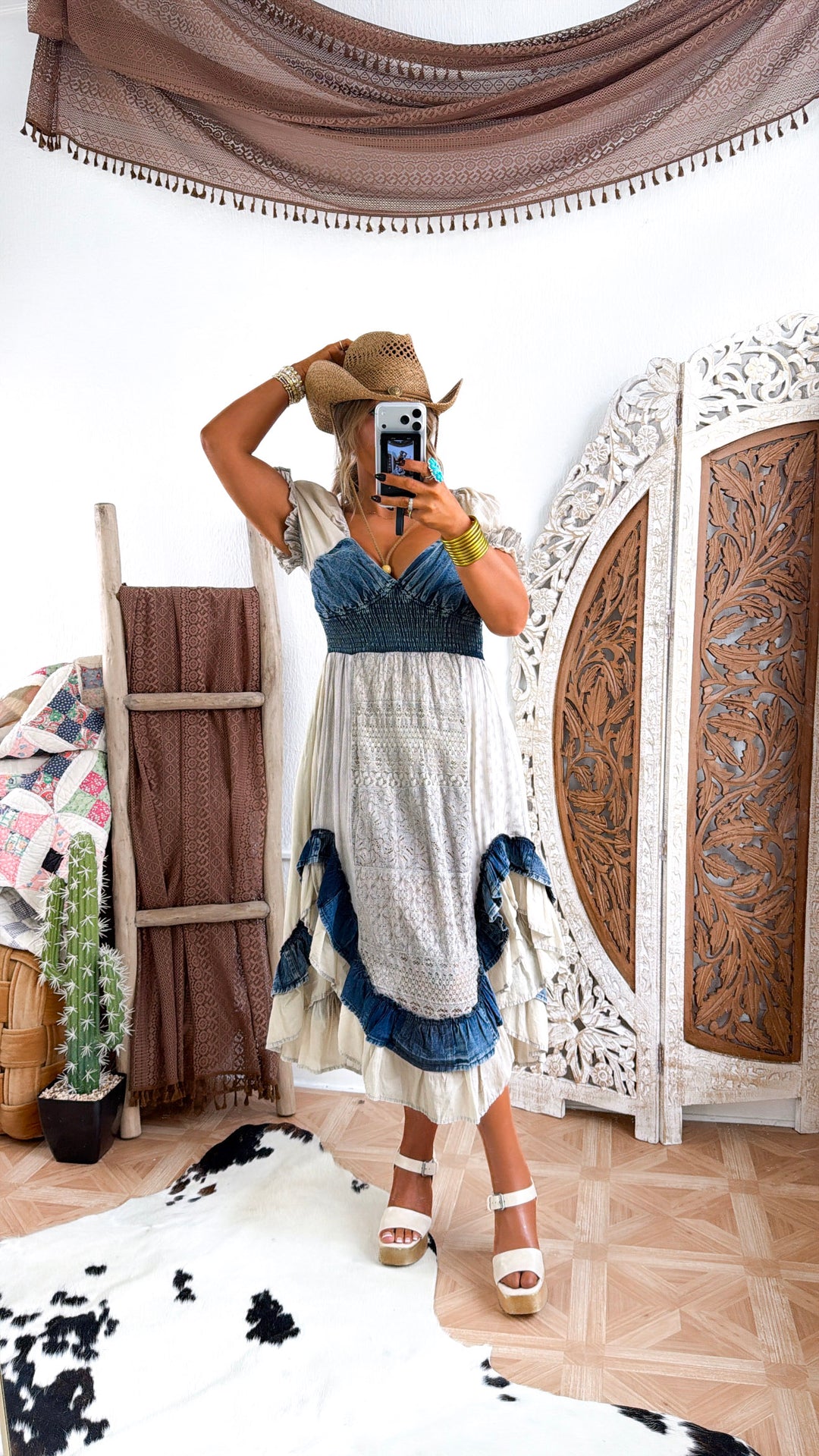 denim dreams dress Denim Dreams Midi Dress