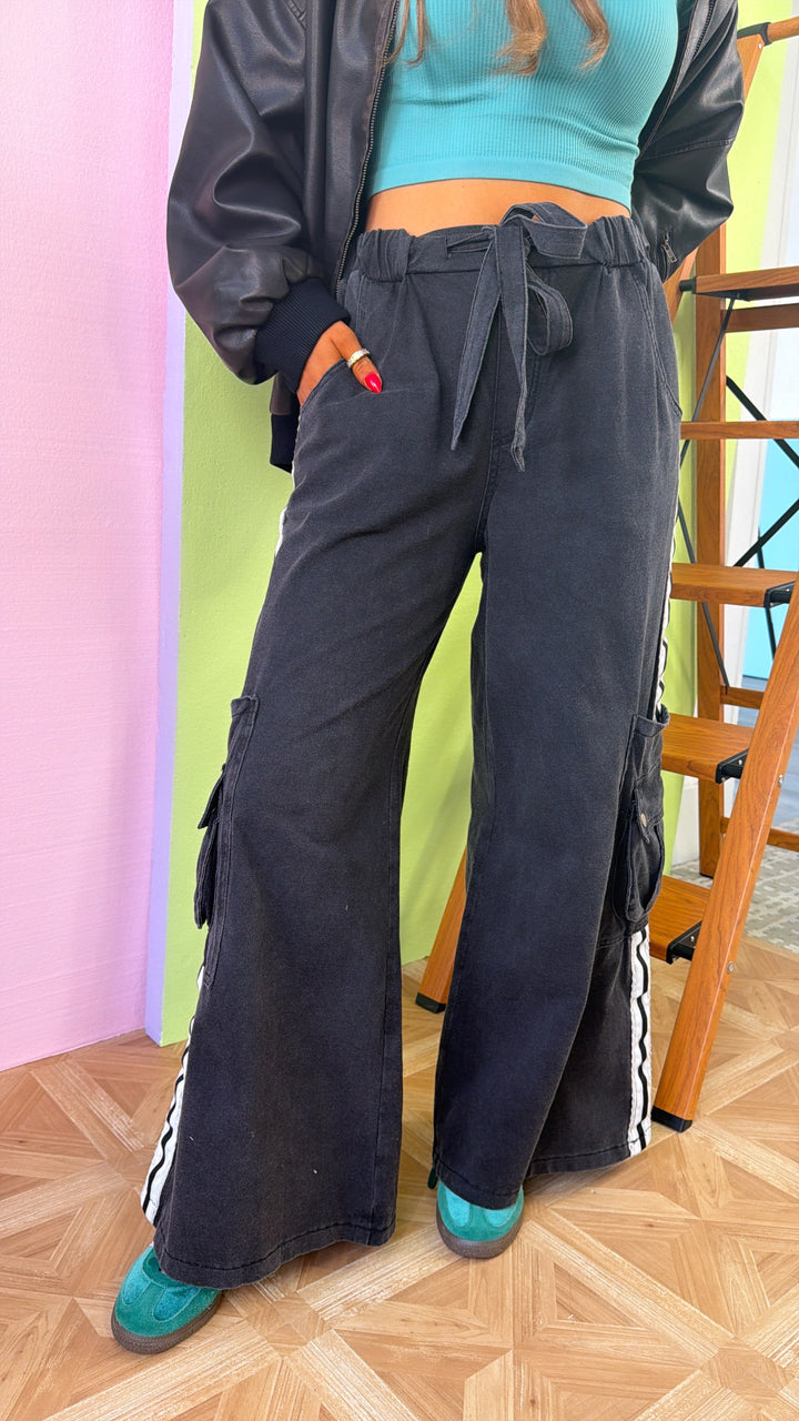 Luxe Relaxed Pant, Black