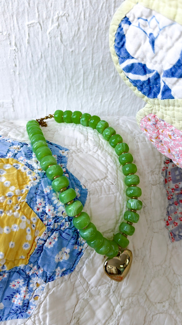 Beloved Necklace, Lime
