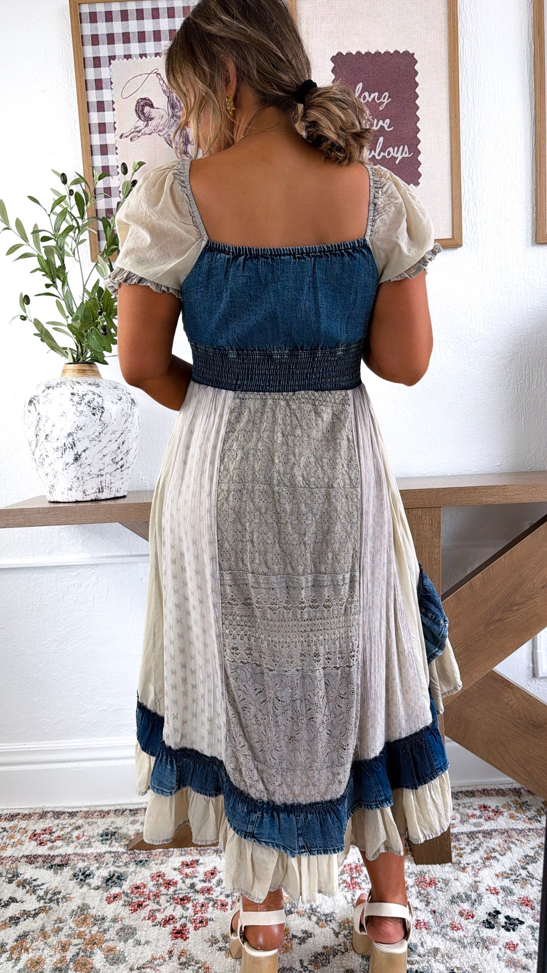 denim dreams dress Denim Dreams Midi Dress