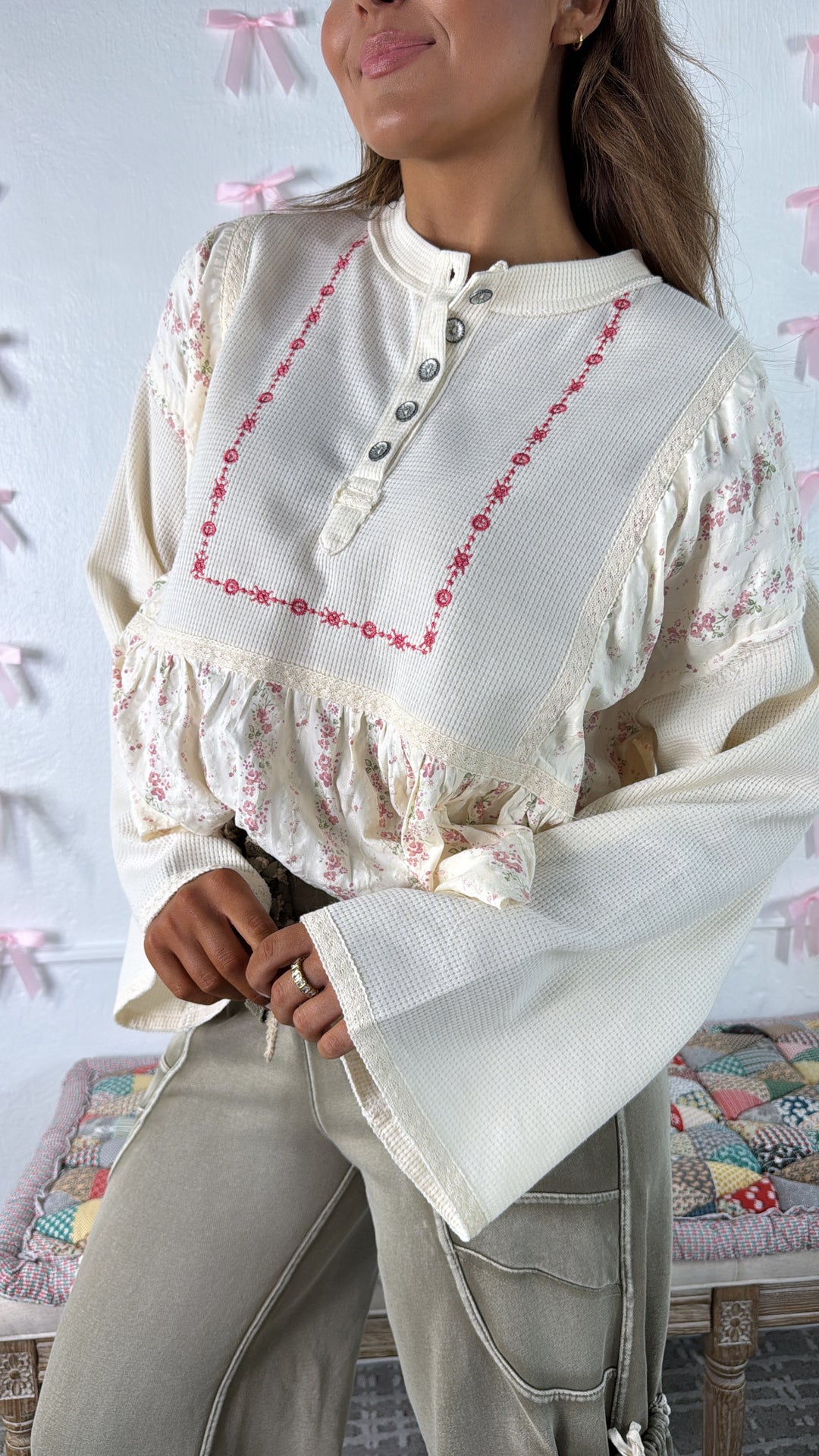 Madeleine Top, Natural