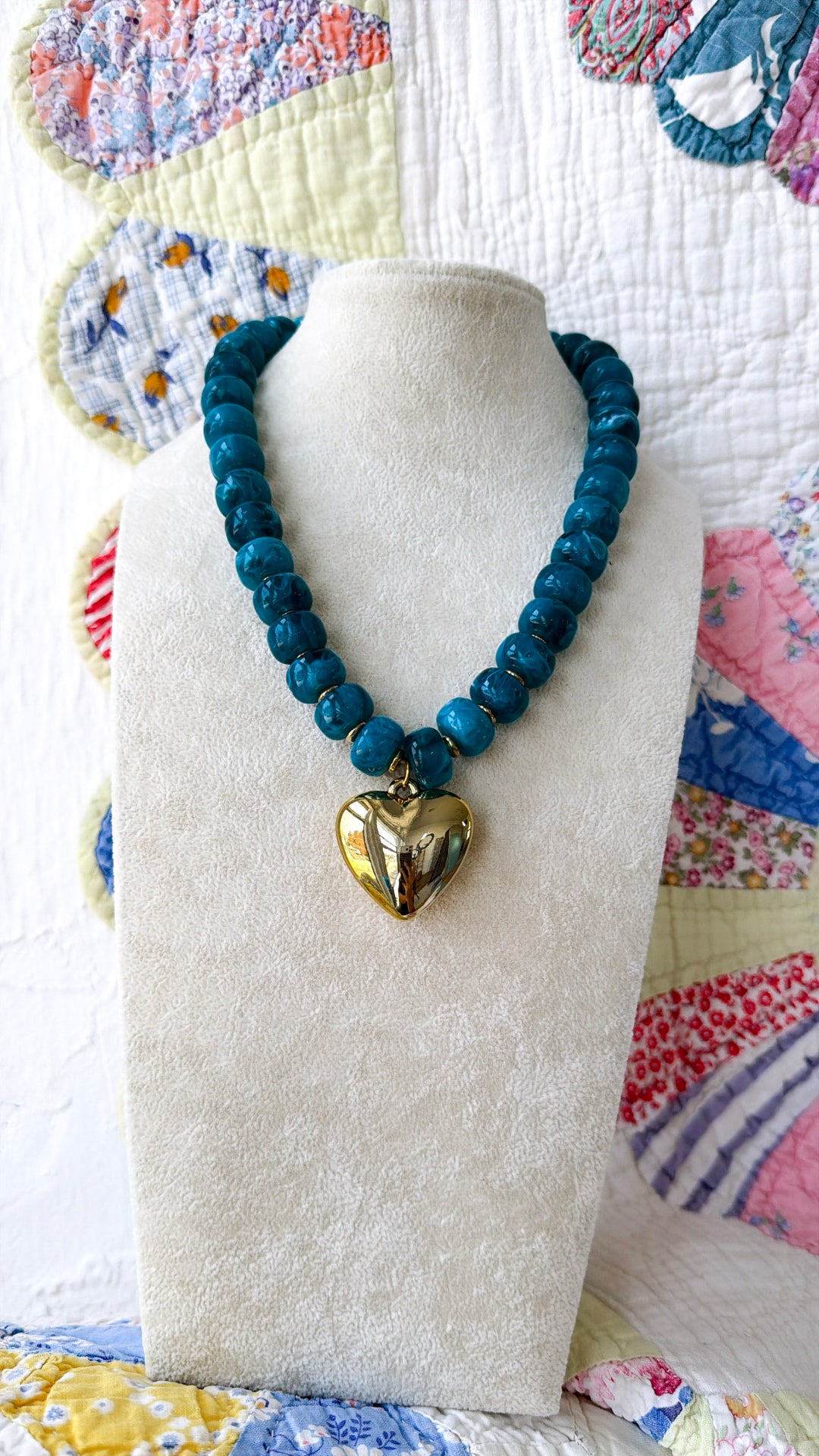 Beloved Necklace, Teal