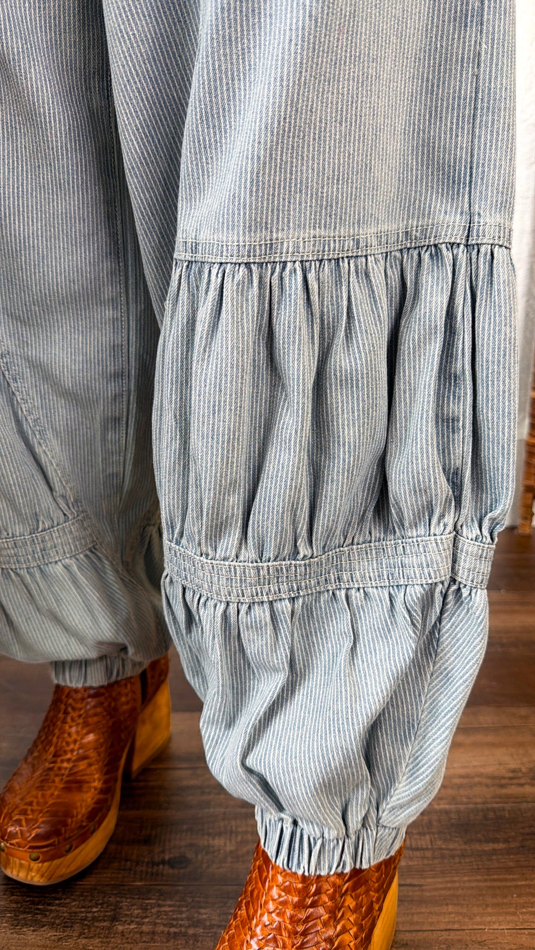 All Day Stripe Jogger, Denim Stripe