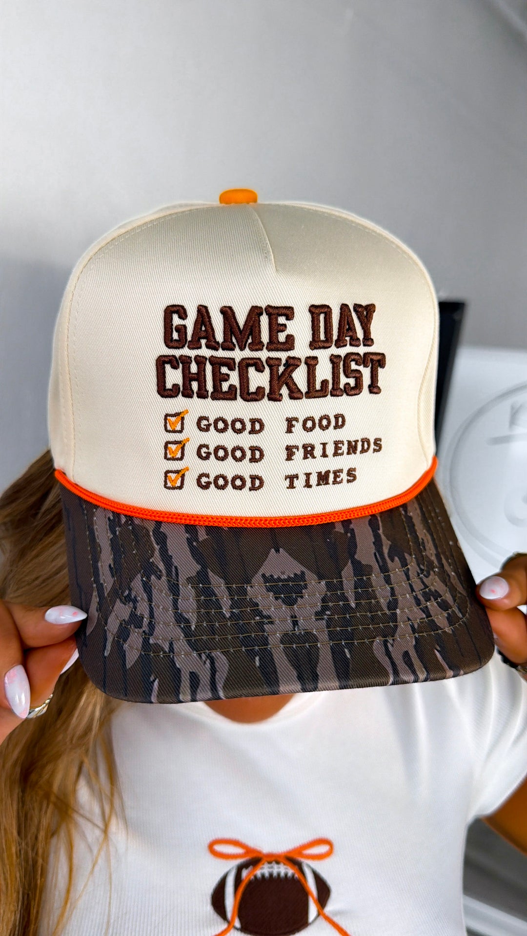 Game Day Check List Trucker Hat