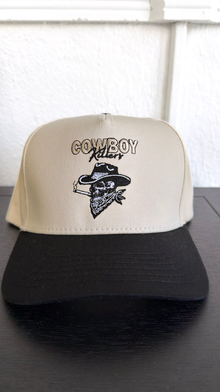 Cowboy Killers Trucker Hat, Black/Natural