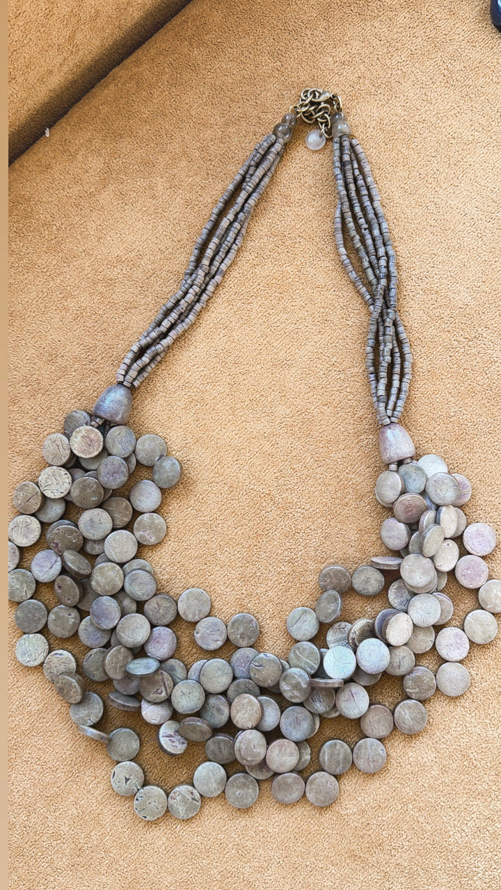 Wooden Dots Necklace