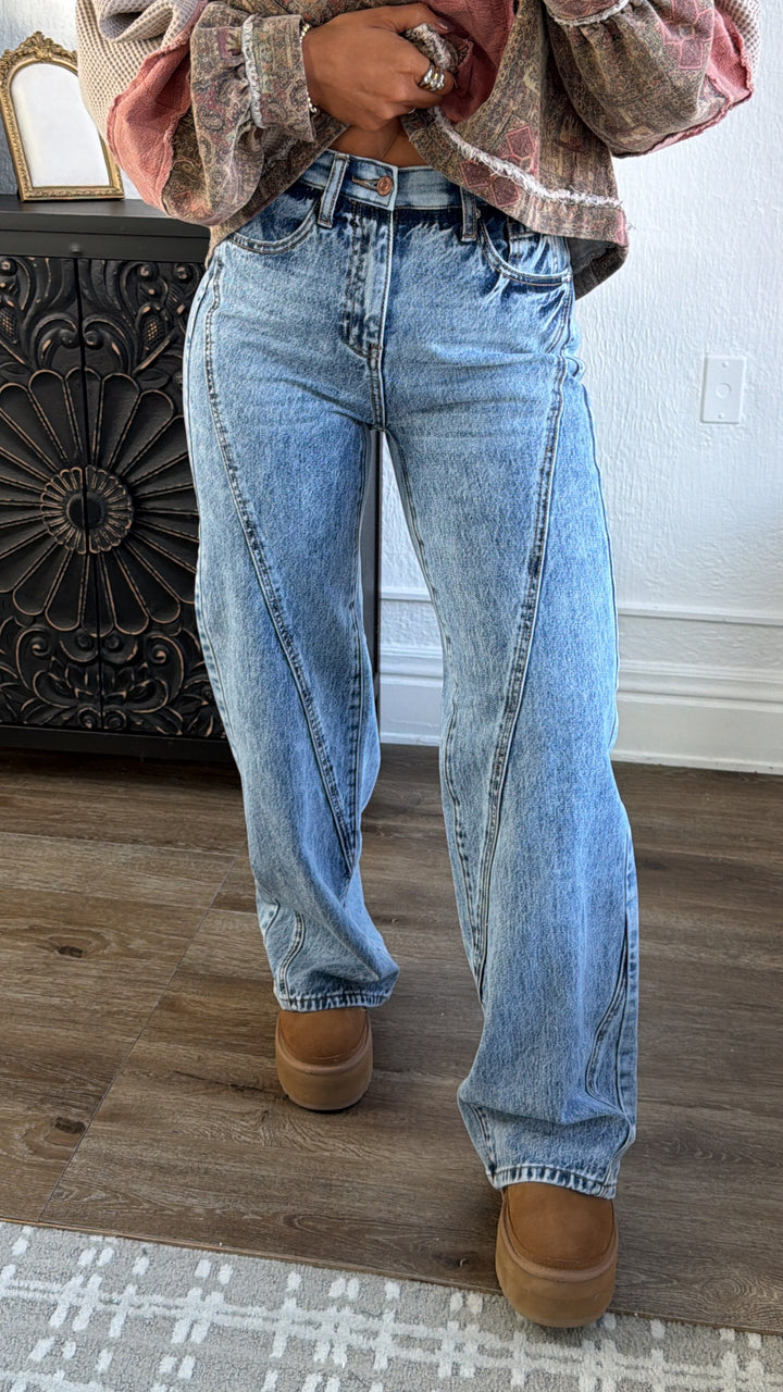 Everett High Rise Denim, Medium