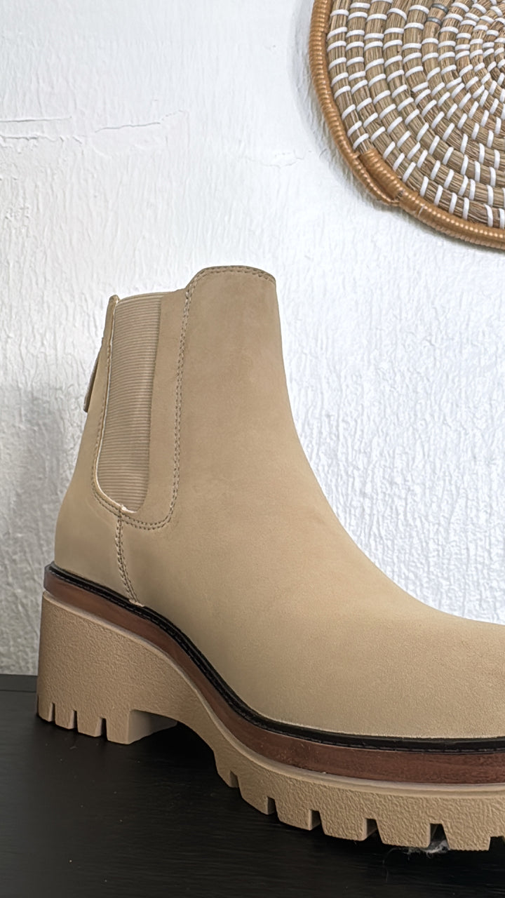 Sefi Platform Booties, Sand