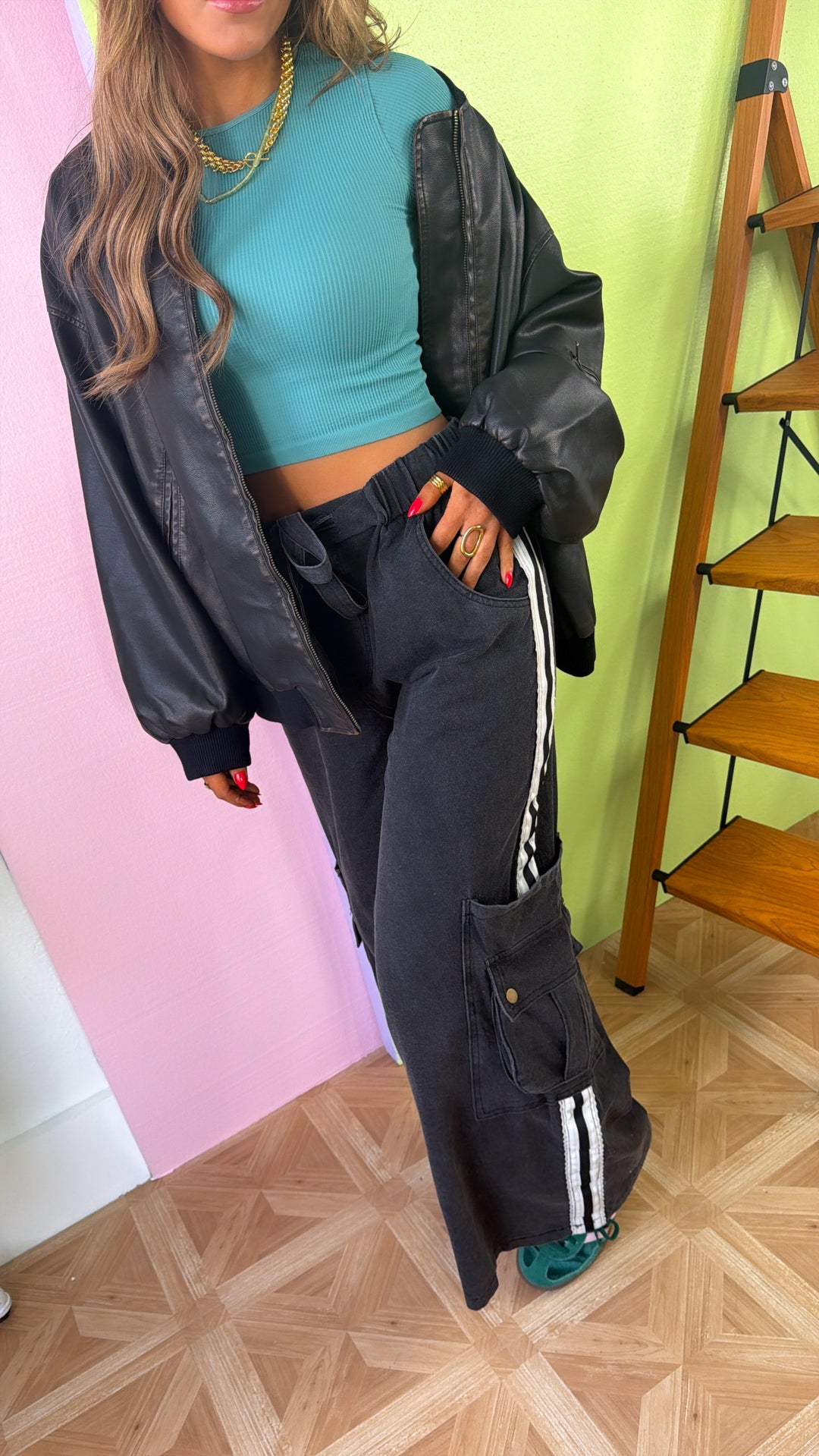 Luxe Relaxed Pant, Black