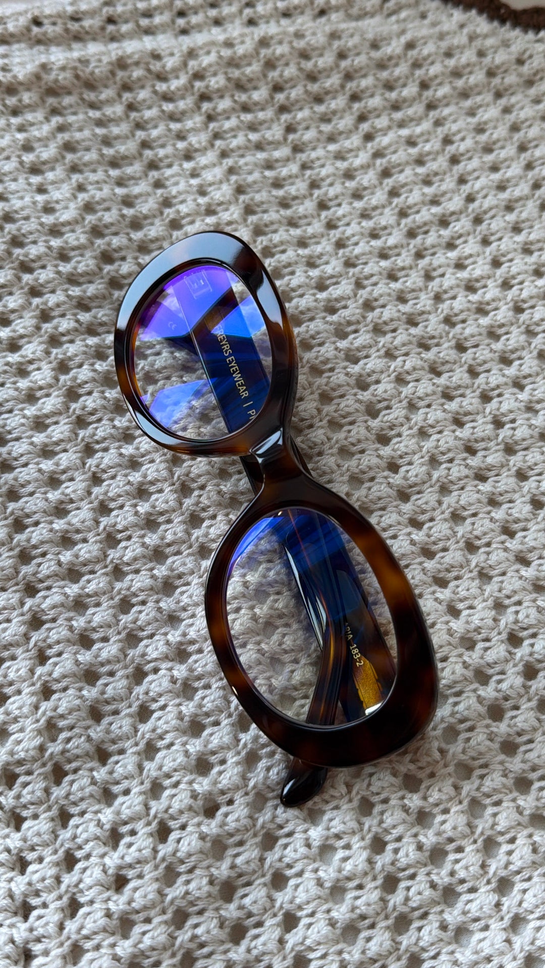 FREYRS: Aria Eyeglasses, Light Brown Tortoise