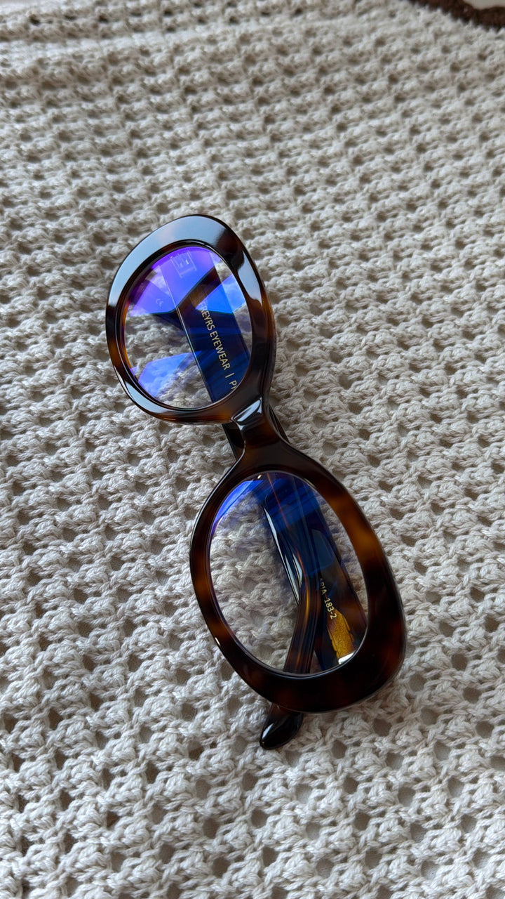 FREYRS: Aria Eyeglasses, Light Brown Tortoise