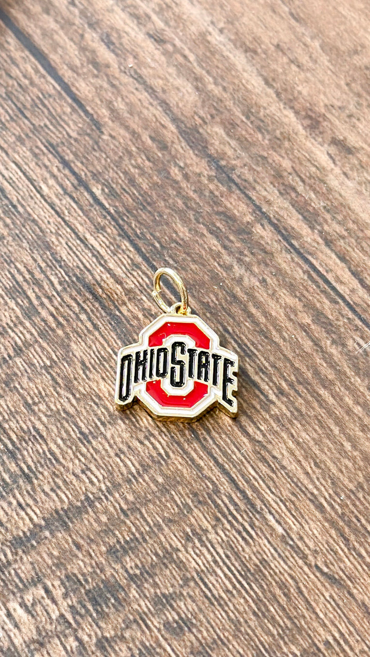 Buckeyes Enamel Logo Charm