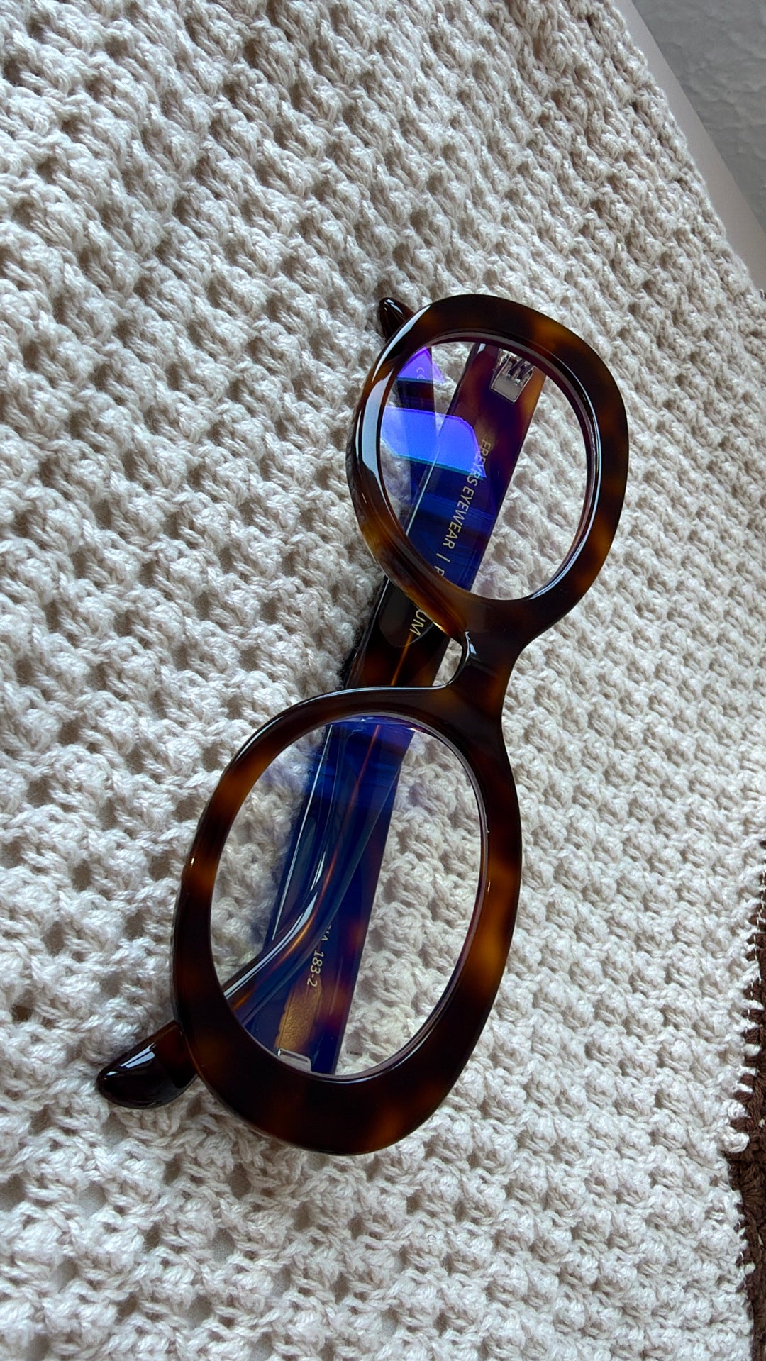 FREYRS: Aria Eyeglasses, Light Brown Tortoise