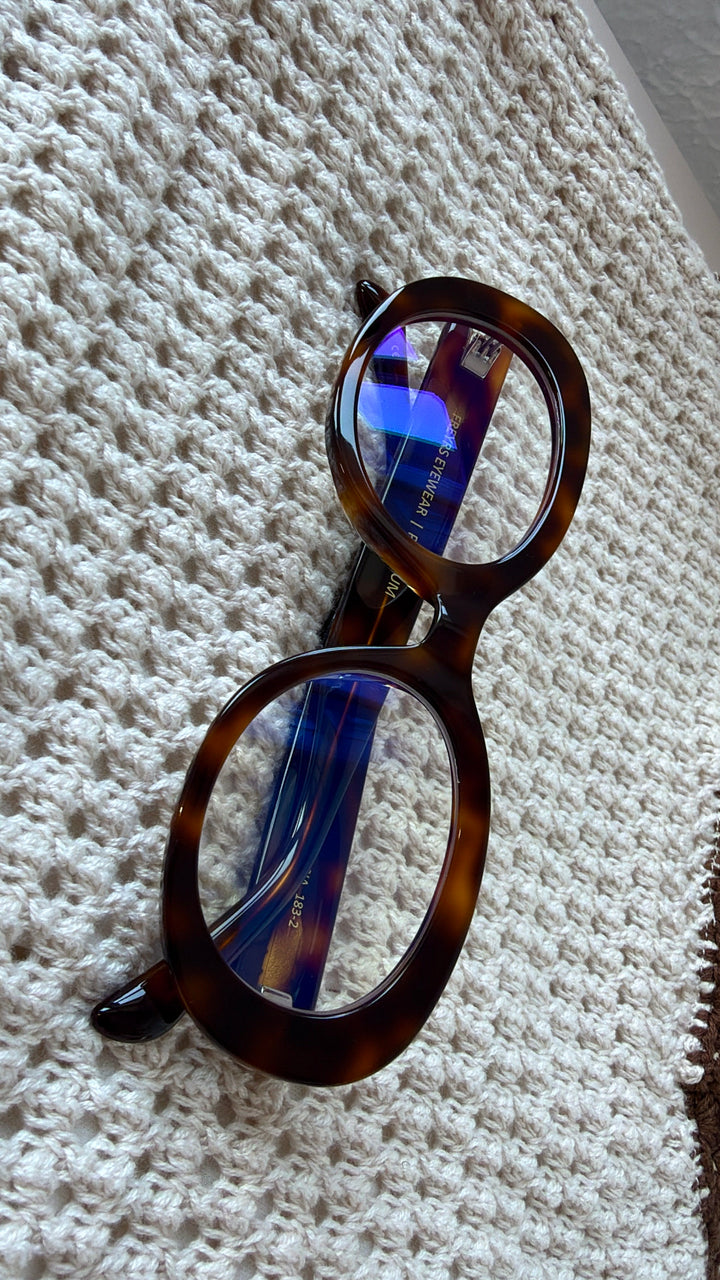 FREYRS: Aria Eyeglasses, Light Brown Tortoise