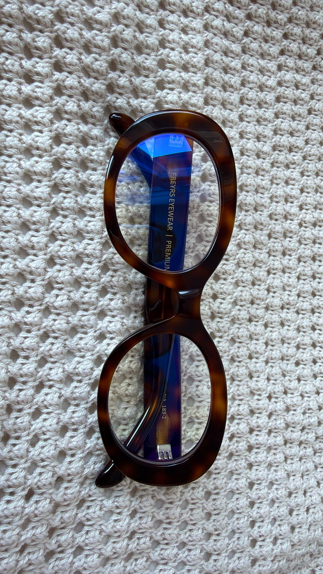 FREYRS: Aria Eyeglasses, Light Brown Tortoise