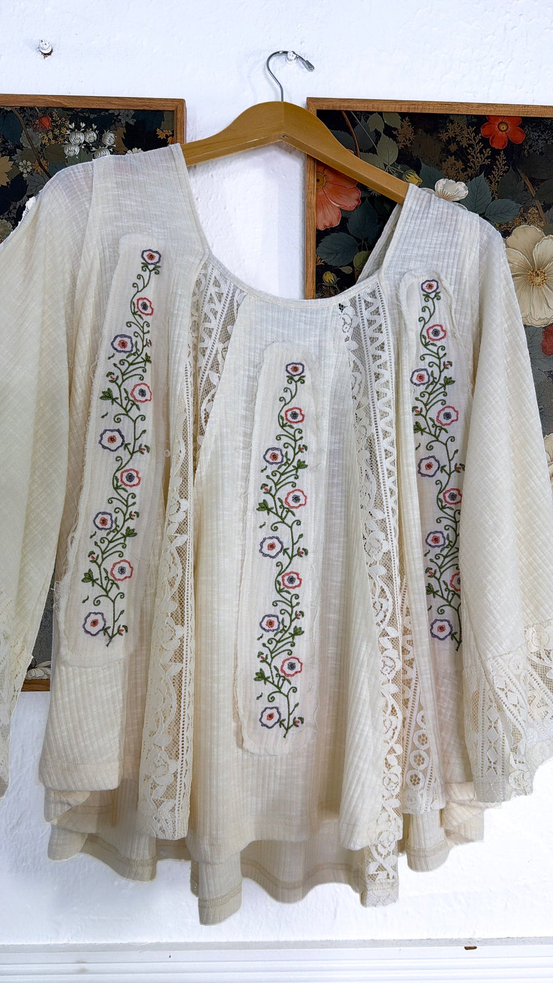 Gentle Bloom Blouse, Natural
