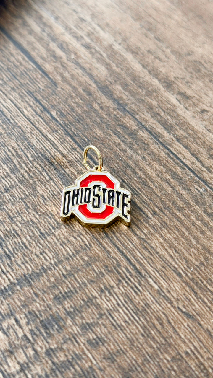 Buckeyes Enamel Logo Charm