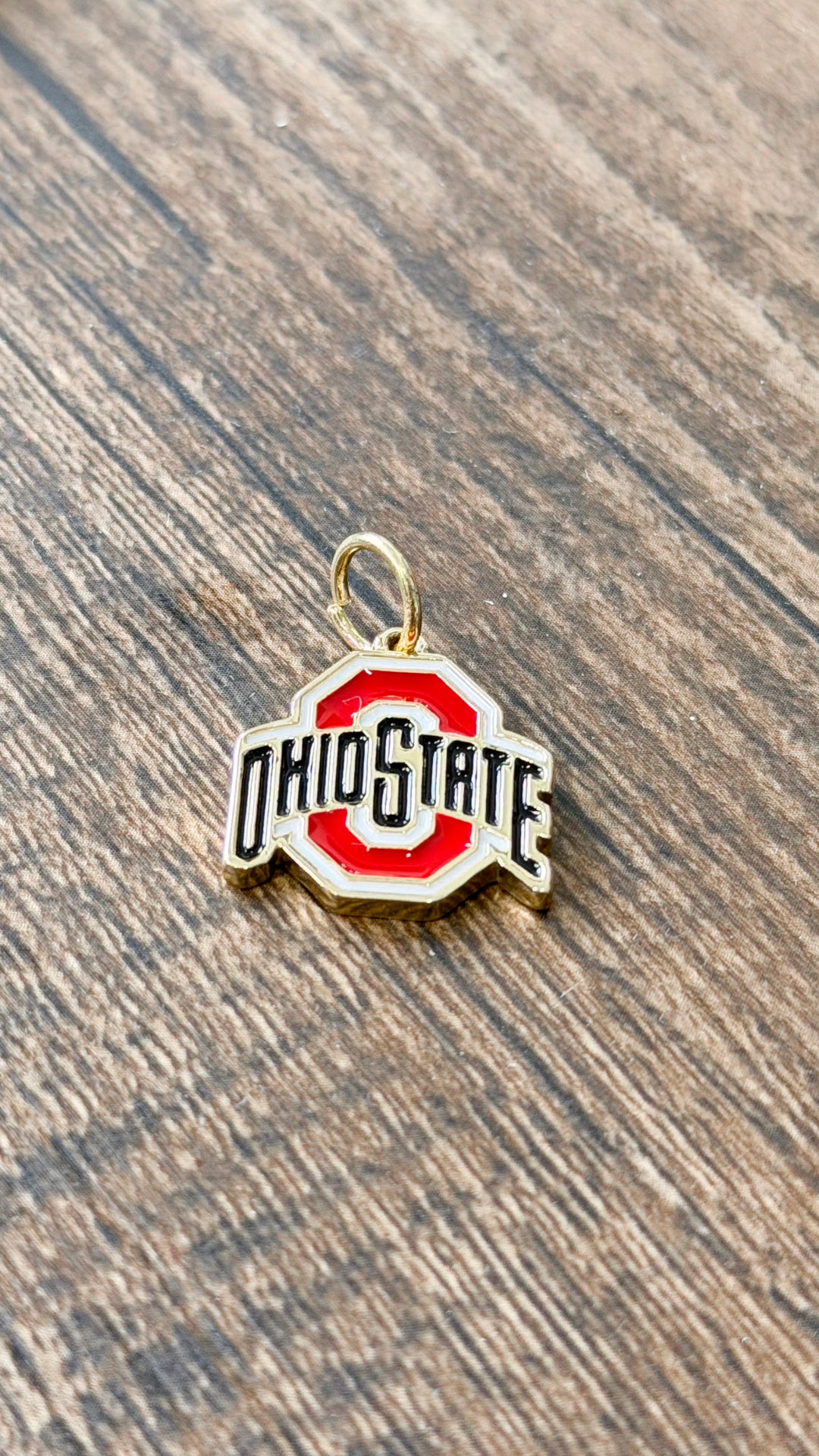 Buckeyes Enamel Logo Charm