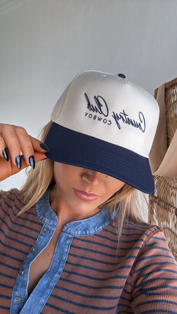 Country Club Cowboy Hat, Navy