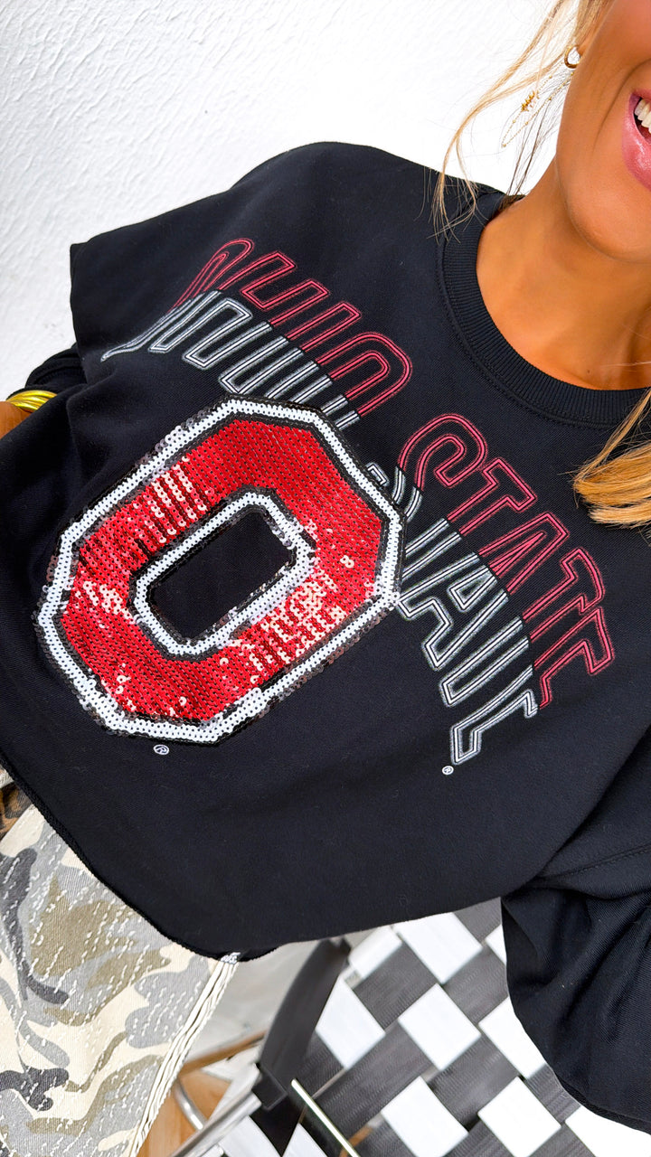 The Buckeye Bling Sweatshirt, Black