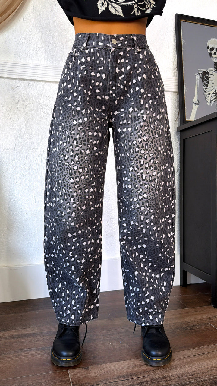 Edge Up Denim Pant, Leopard