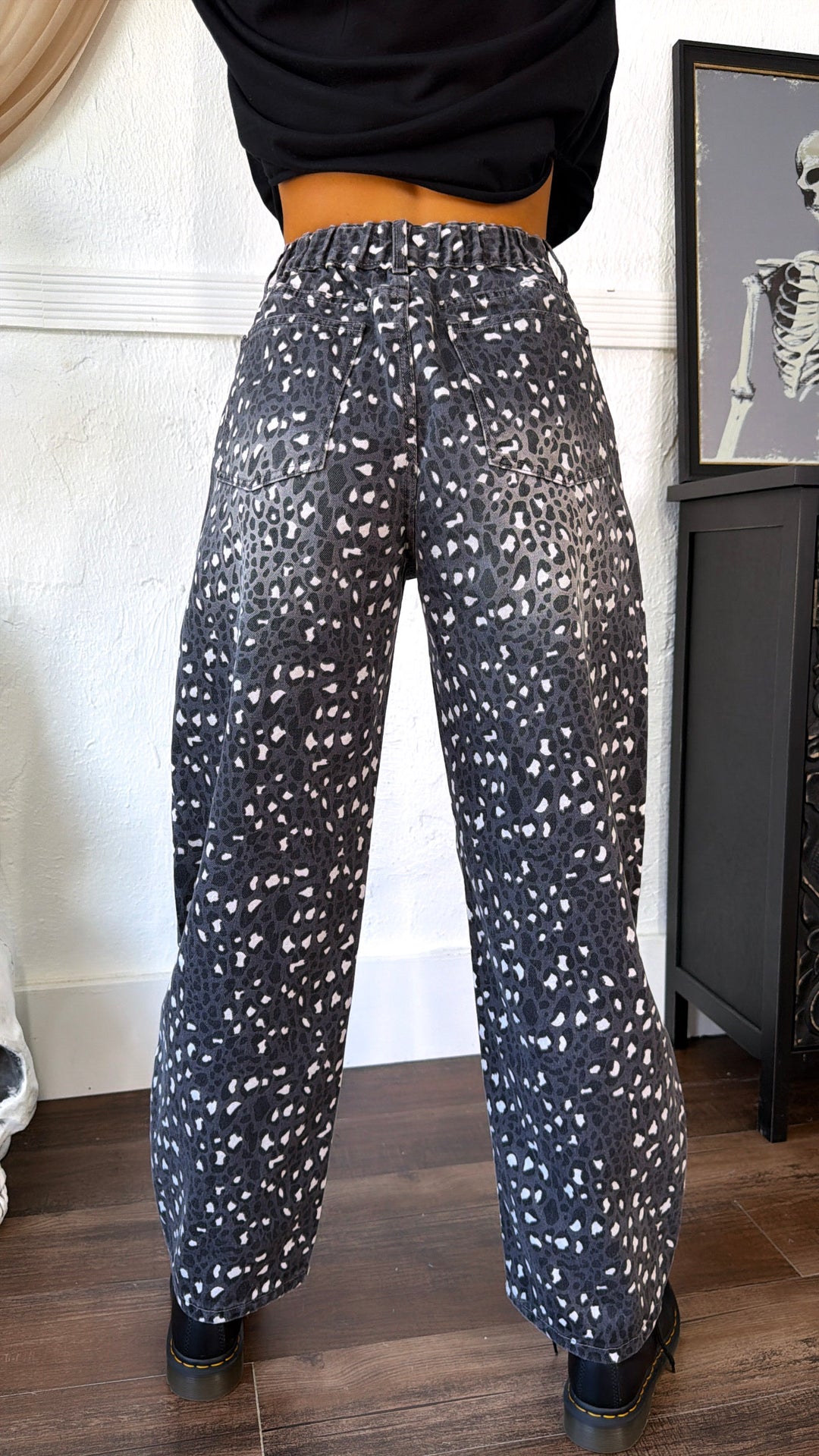 Edge Up Denim Pant, Leopard