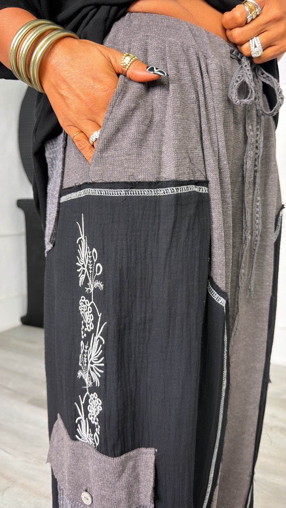 DOORBUSTER: POL Forever Dreaming Relaxed Pant, Charcoal