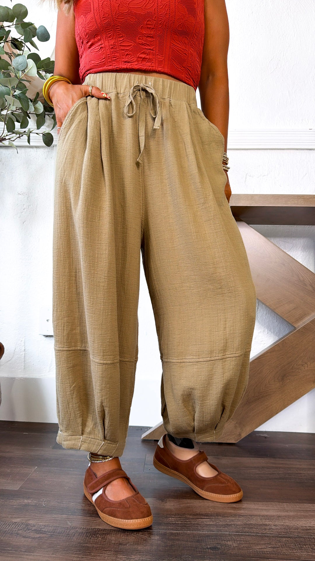 Hadley Relaxed Pant, Taupe
