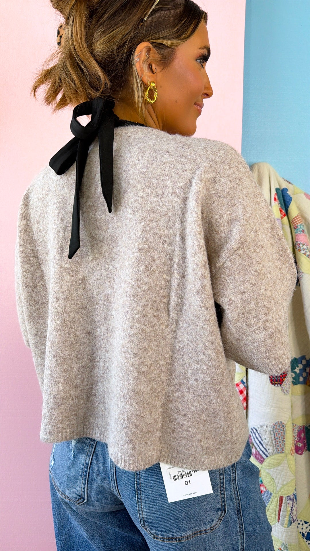 Lilac Skies Knit Sweater, Chestnut