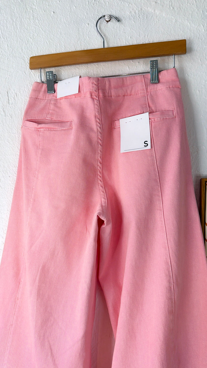 Muted Sunburst Wide Leg Pant, Pink