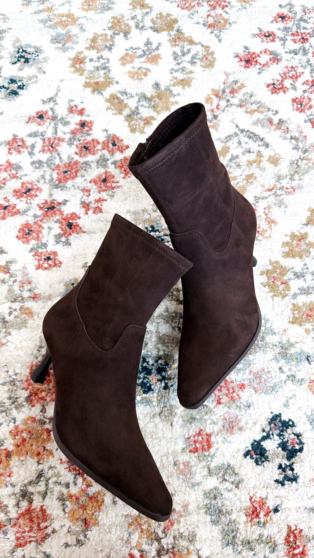 The Classic Heeled Bootie, Espresso