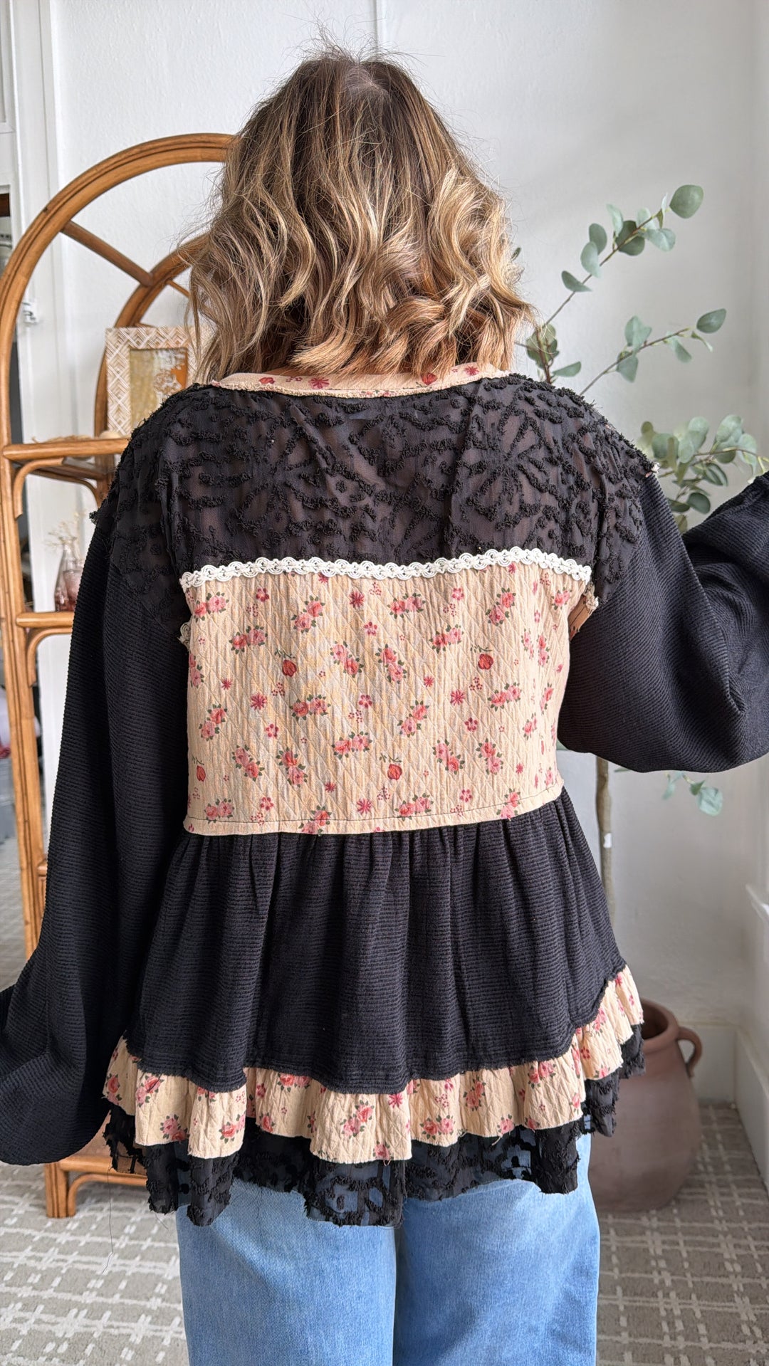 Darling Dream Blouse, Black