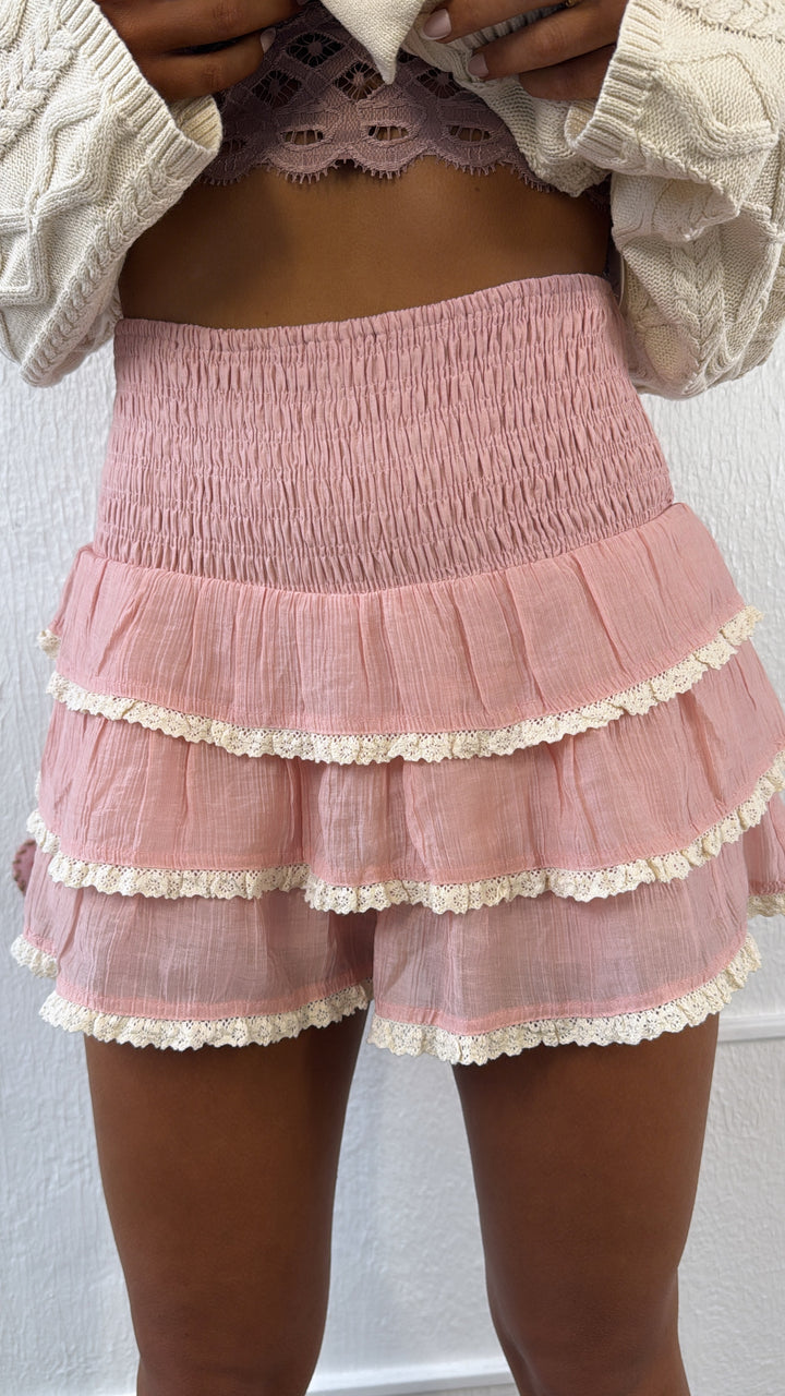 Harbor Breeze Skirt, Blush