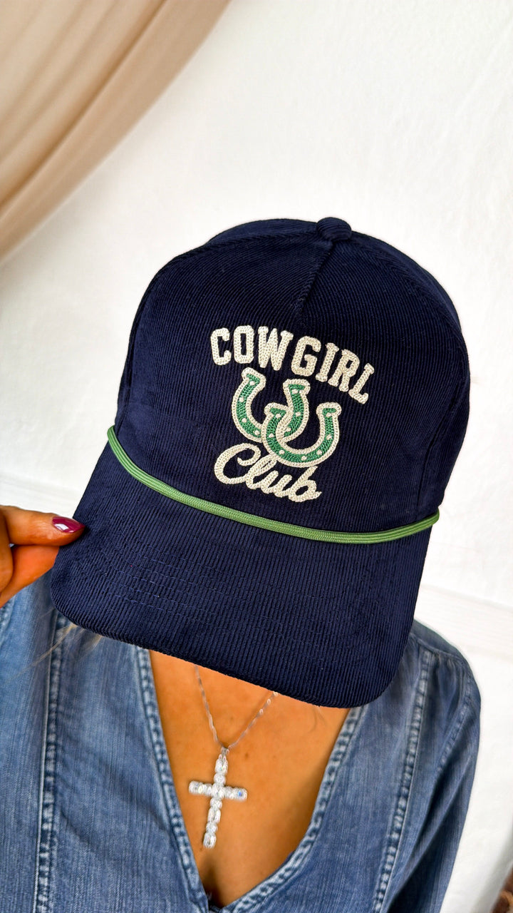 Cowgirl Club Canvas Trucker Hat