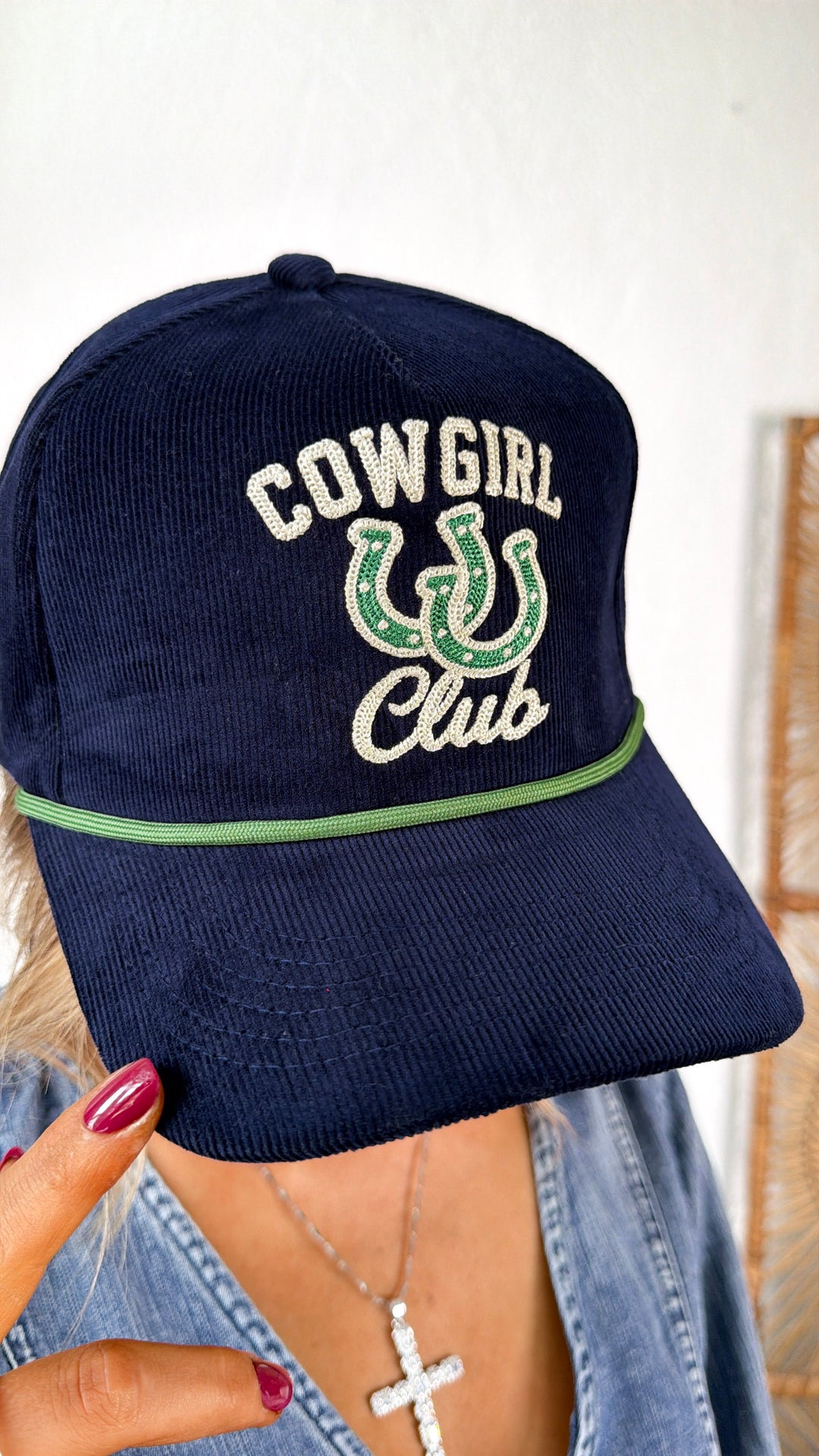 Cowgirl Club Canvas Trucker Hat