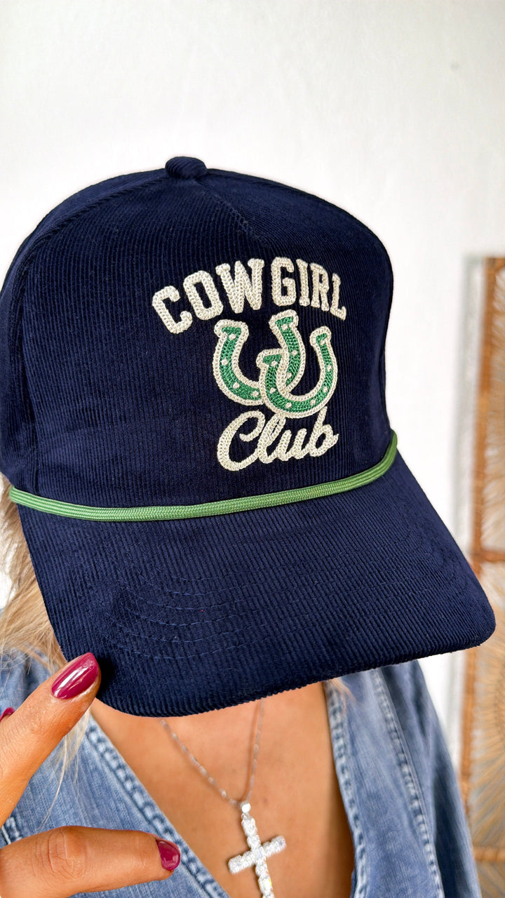 Cowgirl Club Canvas Trucker Hat