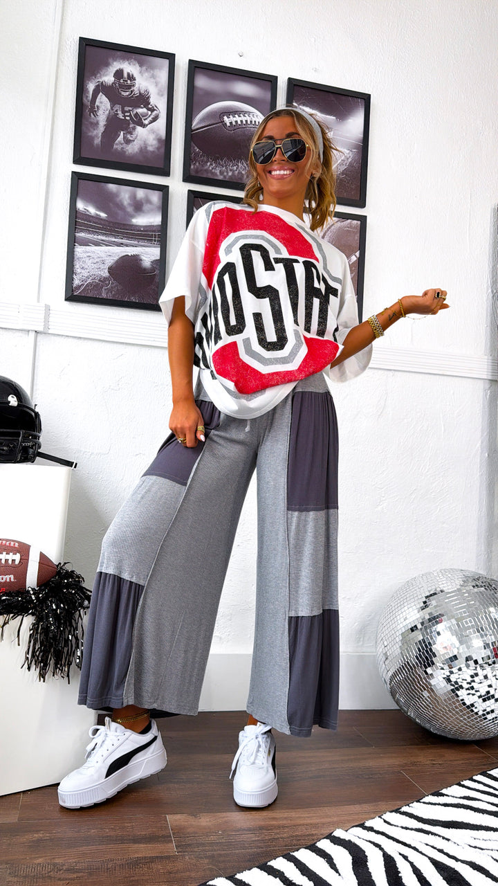 Oversized Team Graphic Tee, White