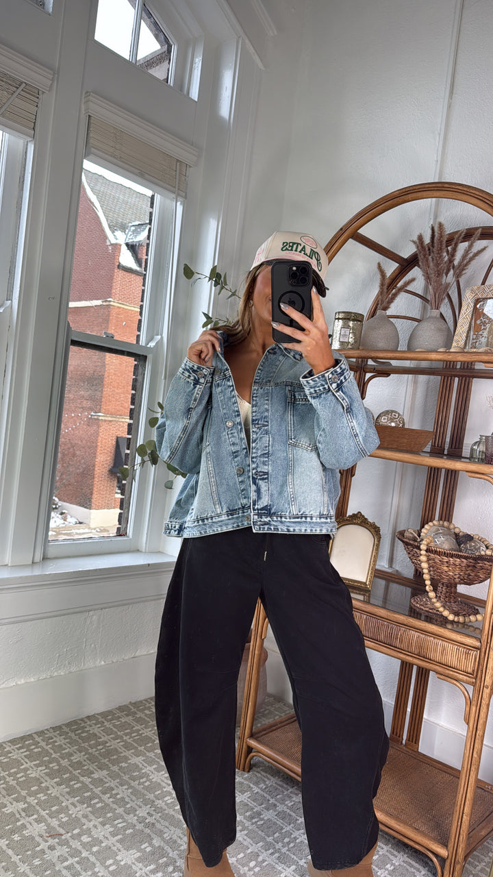 Lapis Bay Denim Jacket, Washed Denim