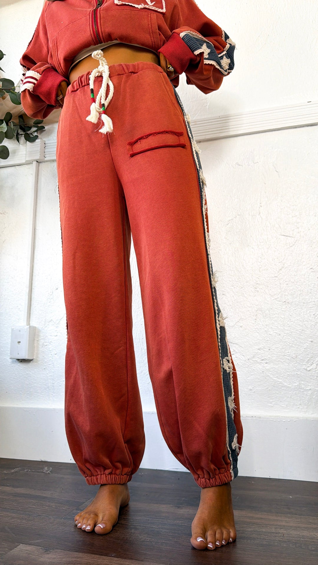 American Dream Jogger Pant, Carnelian Orange