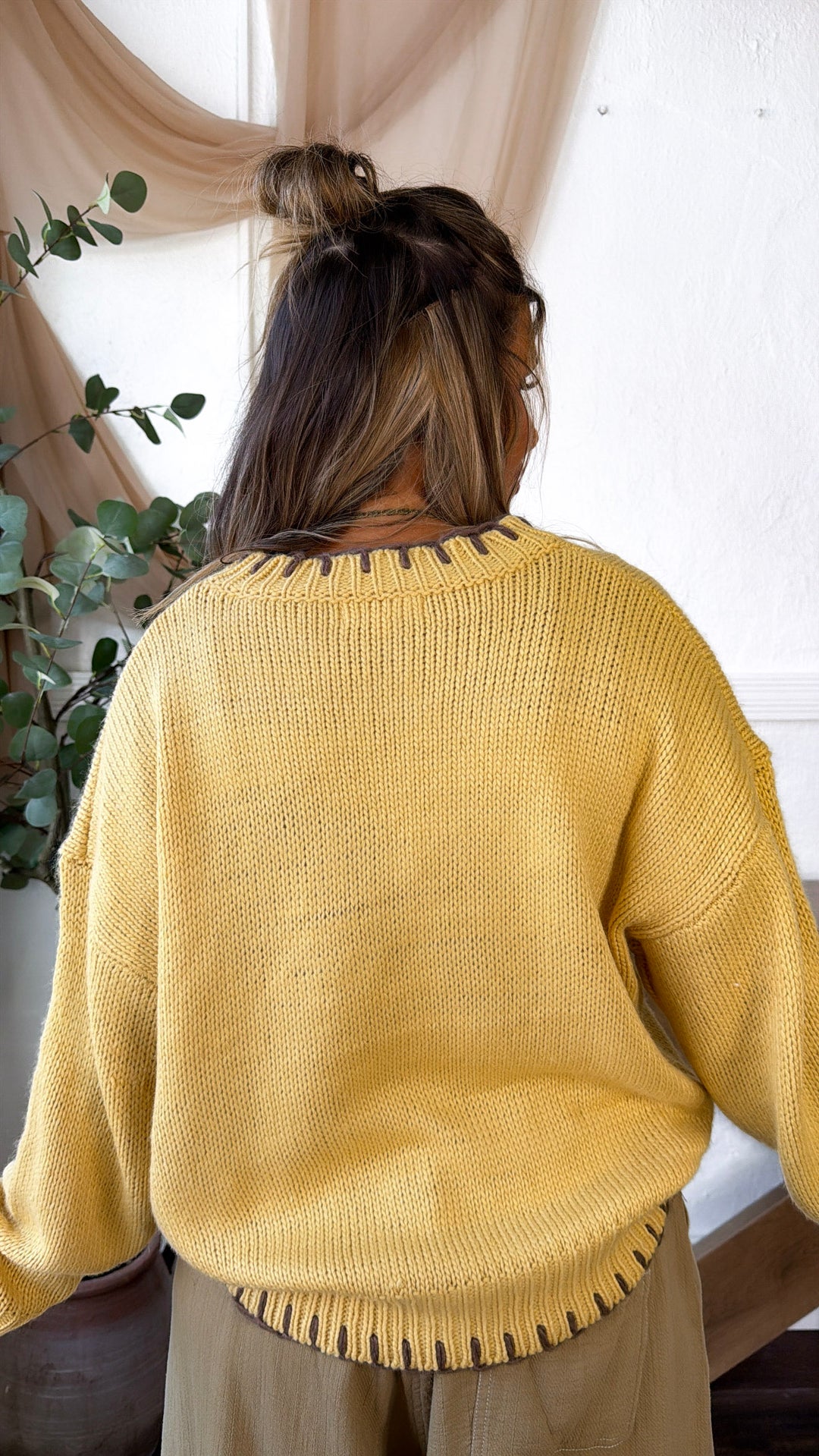 Ridin' on Sunshine Knit Sweater, Honey