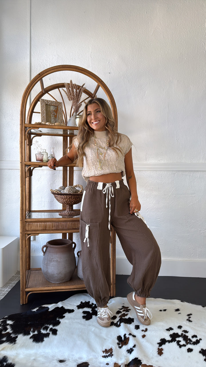Easy Breeze Jogger Pant, Chocolate Olive