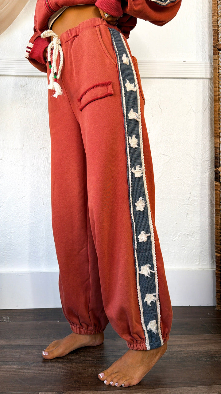 American Dream Jogger Pant, Carnelian Orange