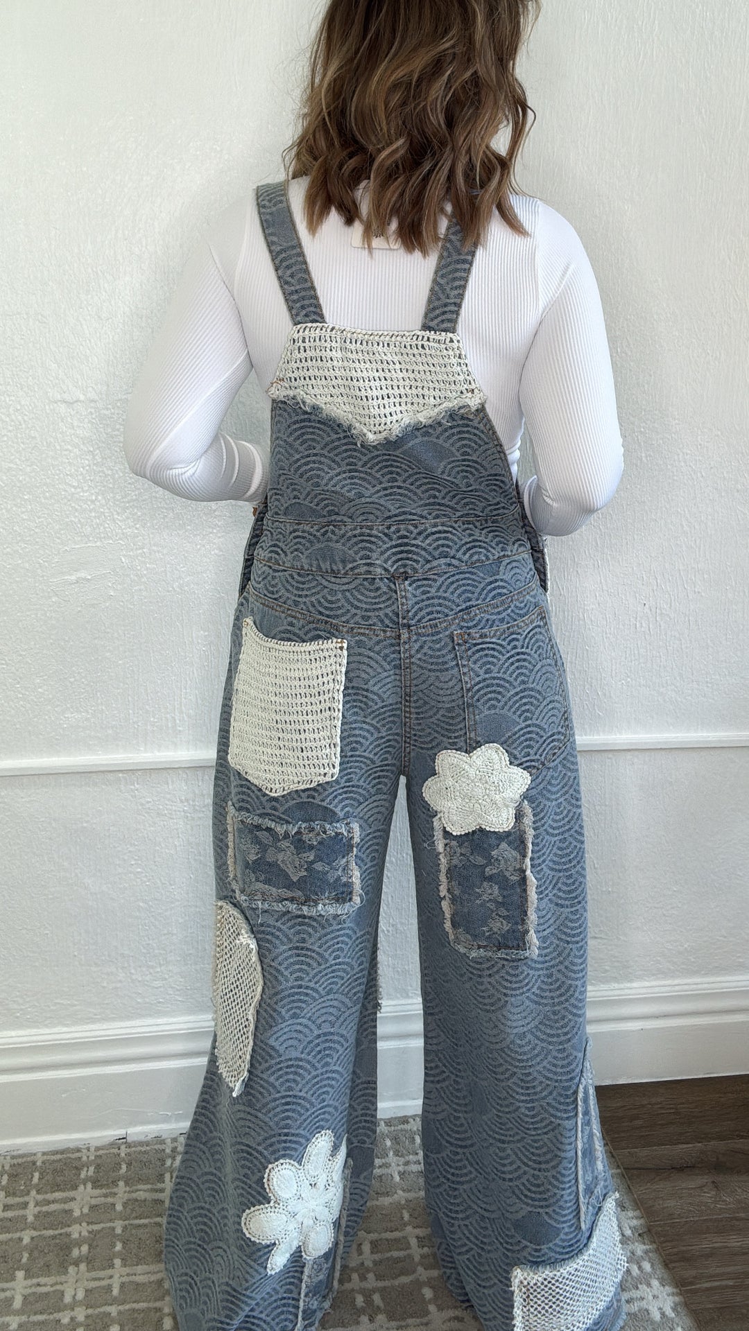 Ripple Effect Denim Overalls