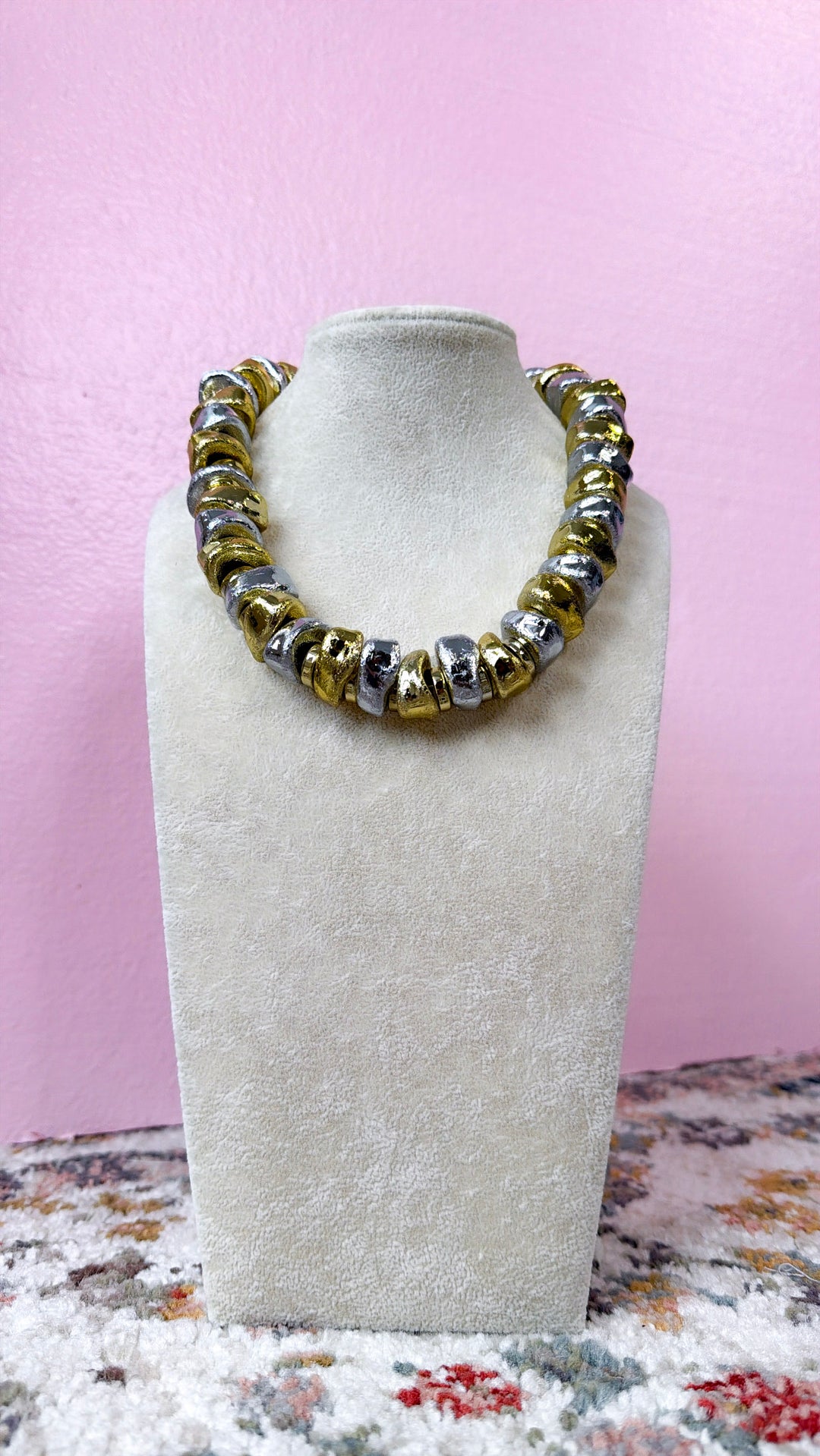 Liquid Mix Metal Necklace