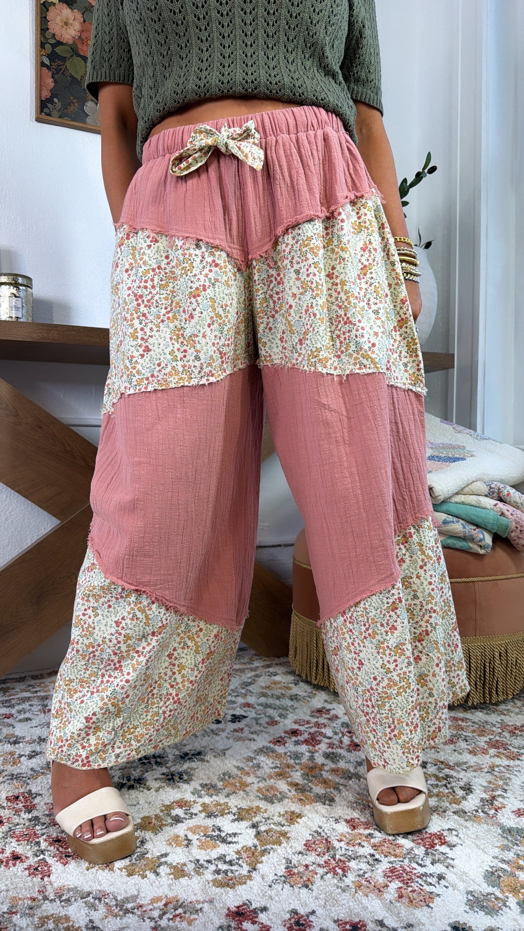 Wildflower Breeze Pant, Dusty Peach