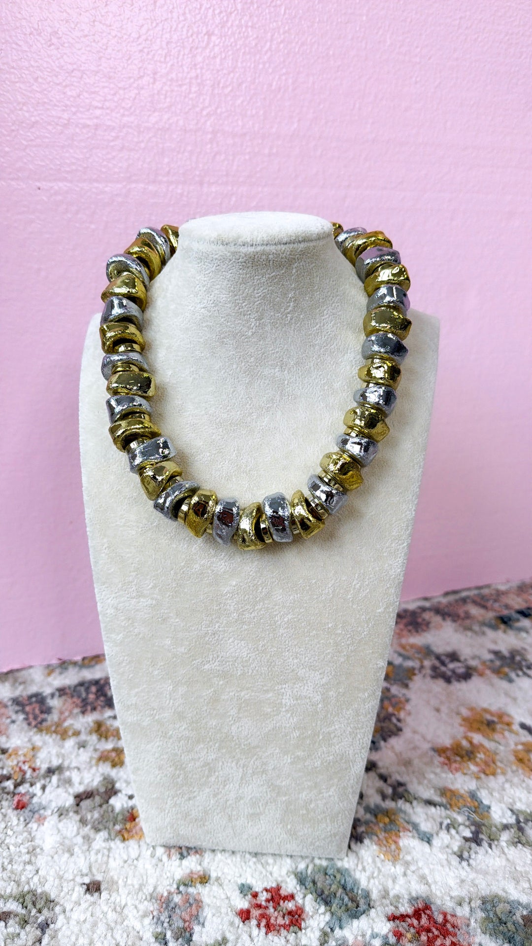 Liquid Mix Metal Necklace