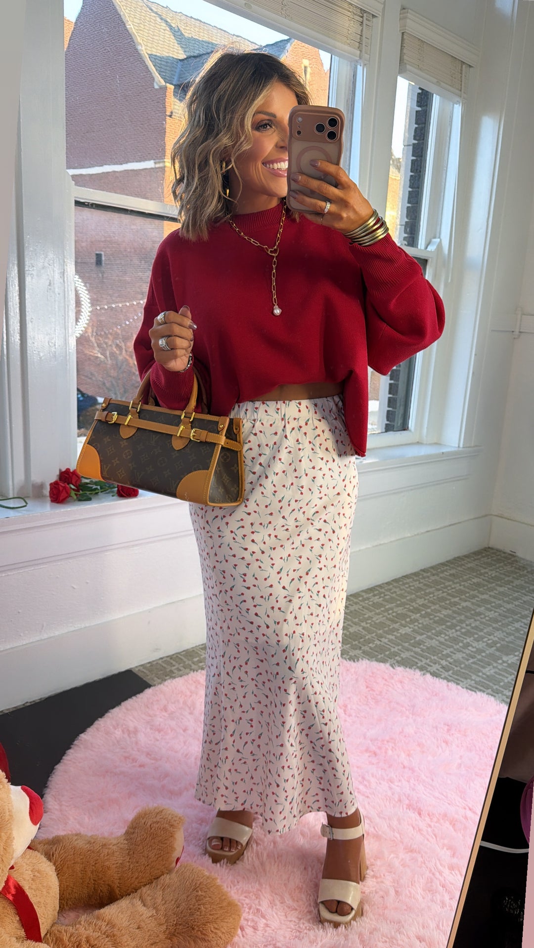 Simple & Sweet Sweater, Red