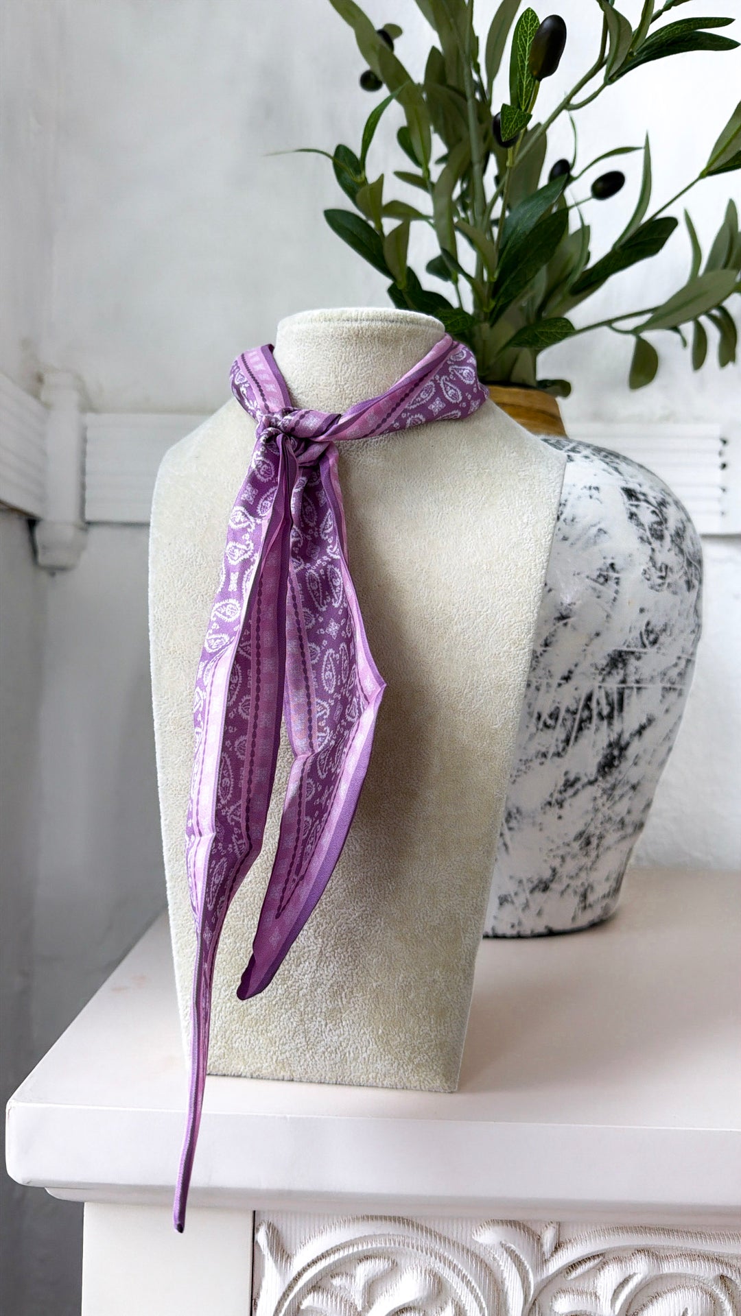 Paisley Neck Twilly, Lt.Purple